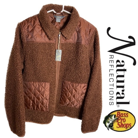 Natural Reflections Jackets & Blazers - Bass Pro Shop NATURAL REFLECTIONS Sherpa Fleece Women’s Sz M